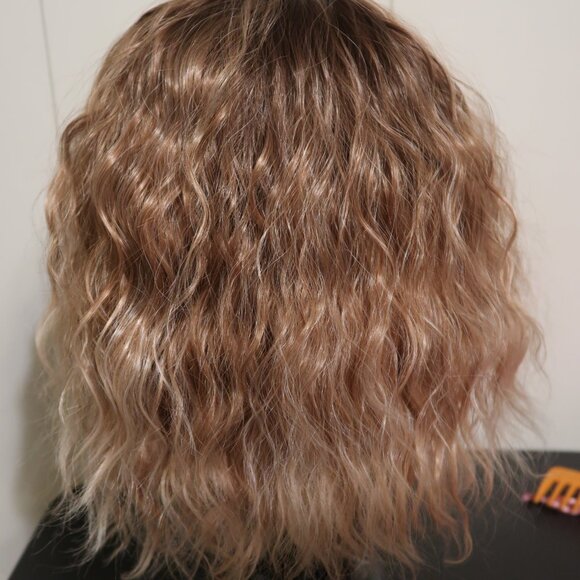 Chelsey Smith Cosmetics Aviana in Muted Peach - Petite - Picture 3 of 7